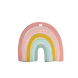 Loulou Lollipop Rainbow Silicone Teether Pastel